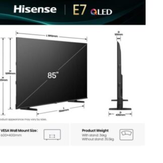 Hisense 85" E79Q QLED 4K UHD SMART VIDAA (85E79Q)