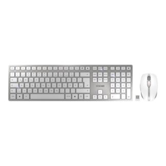 Keyboard & Mouse Cherry Wireless Combo DW9100 slim silver (DE) (JD-9100DE-1)