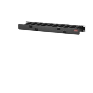 Horizontal Cable Manager, 1U x 4" Deep, Single-Sided with Cover (AR8602A)