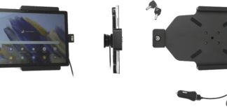 Brodit Halter aktiv Galaxy Tab A8 USB-Kabel abschließbar