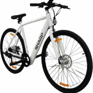 Sharp Gravel E-Bike 250W Motor App 70km weiß glanz