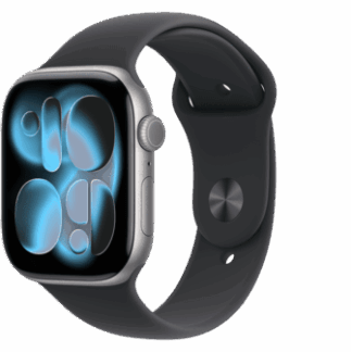 Apple Watch Series 11 GPS 46mm Alu grau Sport sw M/L