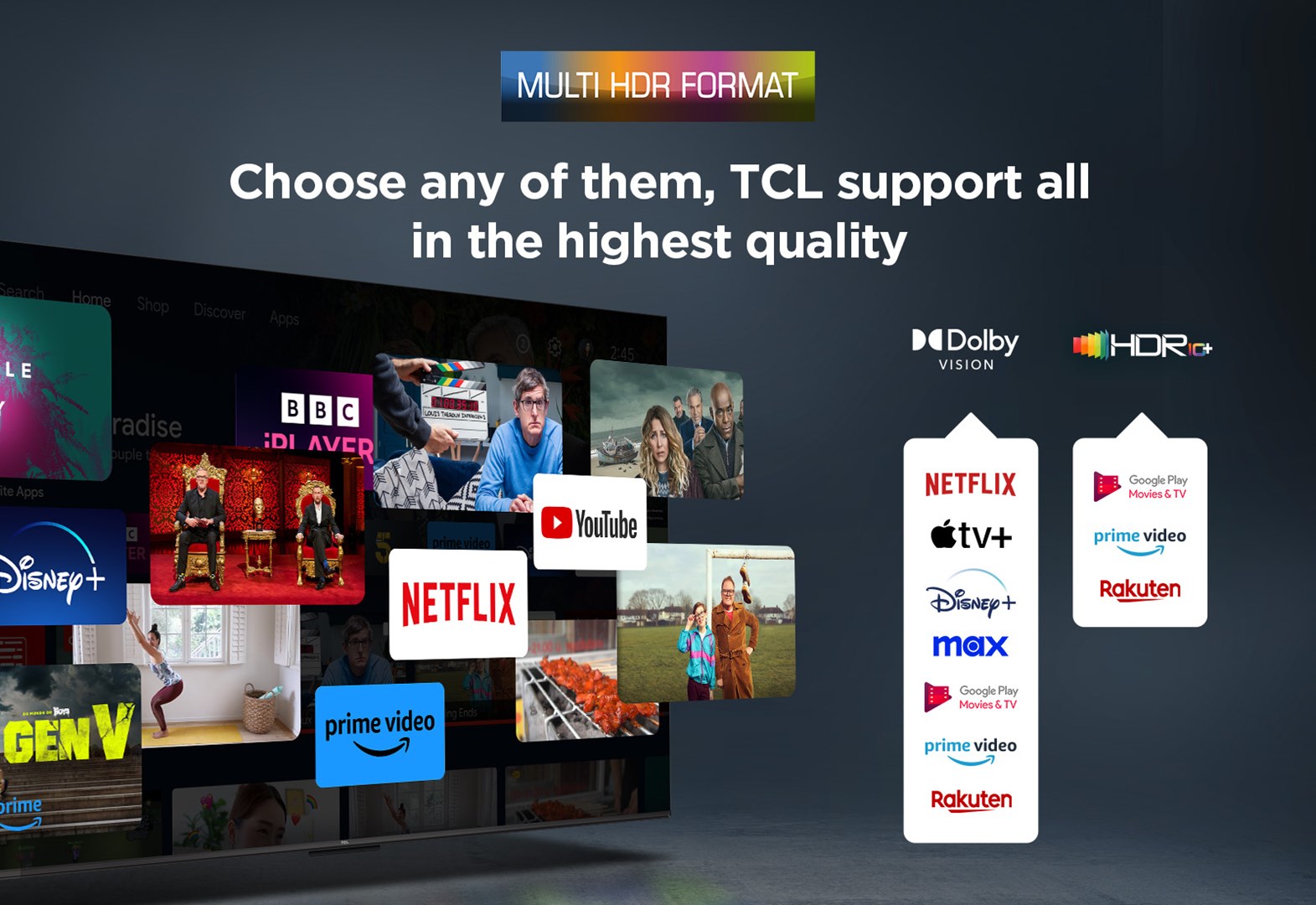 TCL V6C 43V6C TV 109.2 cm (43 ) 4K Ultra HD Smart TV Wi-Fi Metallic 260 cd/m2 - Image 10