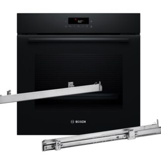 BOSCH Serie 2 HBA571BB4 oven 71 L 3600 W Black + BOSCH HEZ538000 guide rail