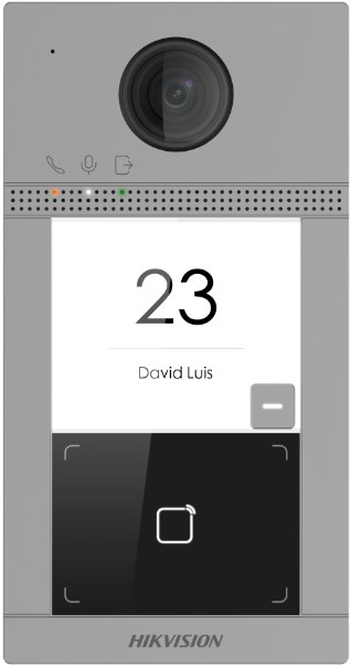 Hikvision DS-KV8113-WME1(C) video intercom system 2 MP Black Grey