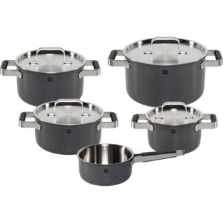 Zwilling Pure Kochgeschirrset 5-tlg. 18/10 Grau