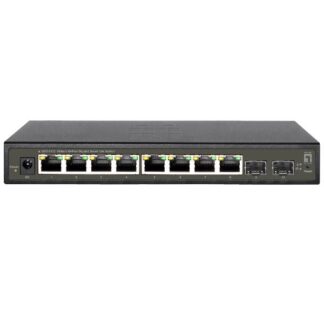 LEVEL ONE GES-2110 - SWITCH HILBERT 10-PORTE GIGABIT SMART LITE, 8x Gigabit RJ45 + 2x Giga