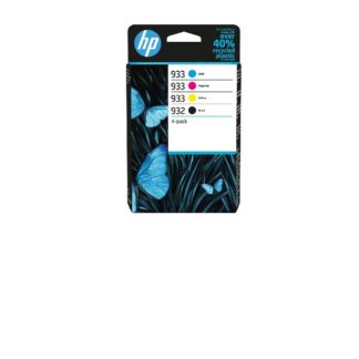 Confezione da 4 inchiostri originali HP 932/933 nero, ciano, magenta, giallo (6ZC71AE)
