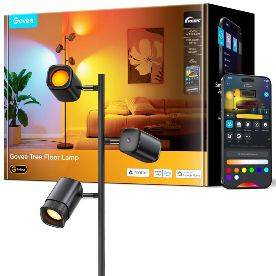 Govee Tree Floor Lamp RGBWW - Image 2