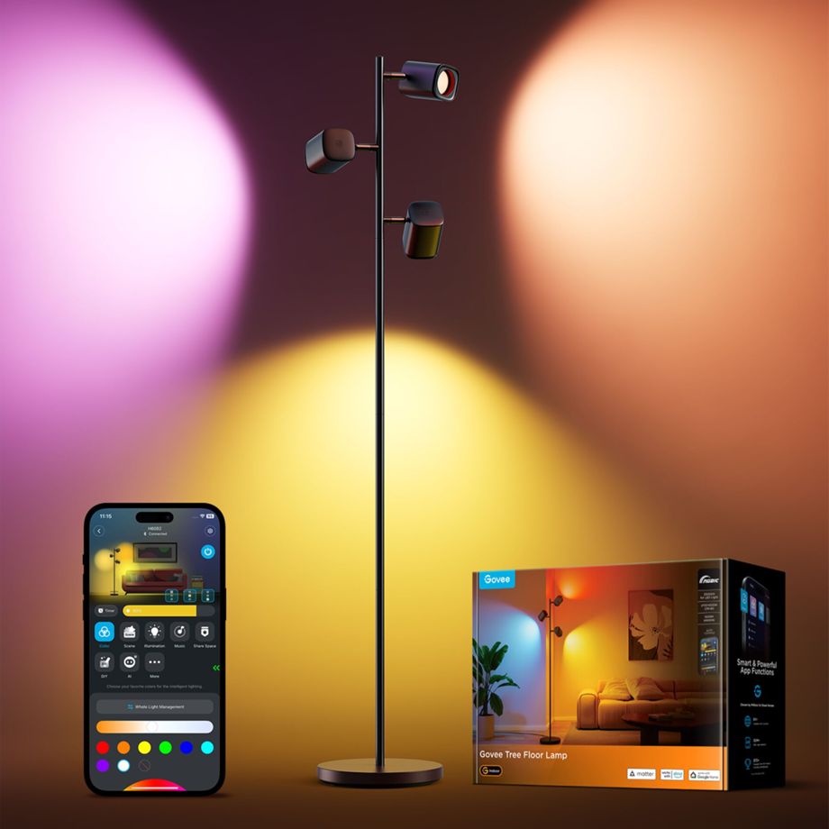 Govee Tree Floor Lamp RGBWW - Image 6