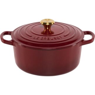 Le Creuset Signature BrÃ¤ter rund 22 cm rot