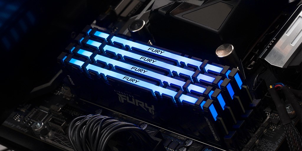 Kingston Technology FURY 16GB 4000MT/s DDR4 CL19 DIMM (Kit of 2) Renegade RGB - Image 2