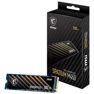 MSI Spatium M450 PCIe 4.0 NVMe M.2 500GB PCI Express 4.0 3D NAND