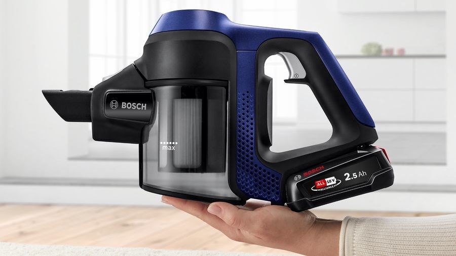 Bosch Serie 6 BBS611MAT stick vacuum/electric broom 2-in-1 stick vacuum Battery Dry Bagless 0.3 L Blue 2.5 Ah - Image 5