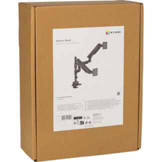ICY BOX IB-MS702-T MonitorstÃ¤nder fÃ¼r 2 Monitore