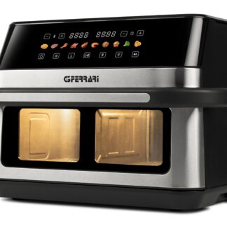 G3 Ferrari G10223 fryer Double 12 L Stand-alone 2200 W Hot air fryer Black  Stainless steel