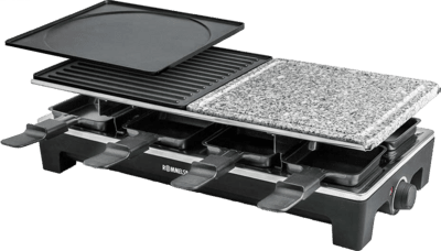 Rommelsbacher RCS 1350 Raclettegrill schwarz/Edelstahl