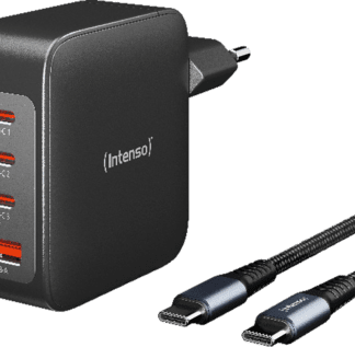 Intenso 140W Power-Adapter 1x USB-A 3x USB-C inkl. Kabel