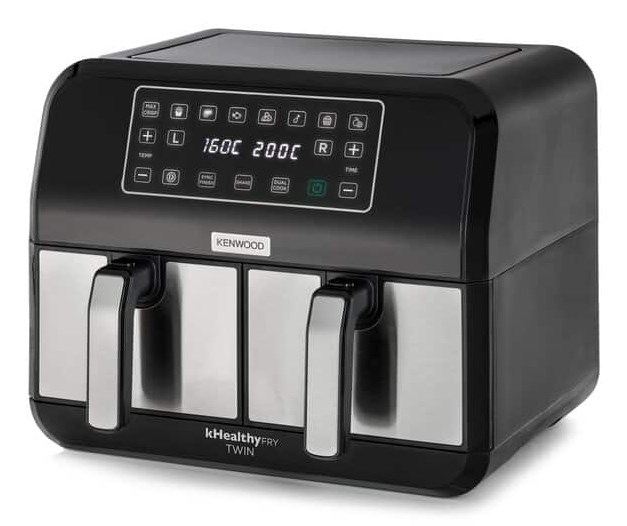 Kenwood HFM20.000MB fryer Double 8 L Stand-alone 1700 W Hot air fryer Black - Image 2