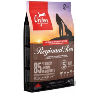 Orijen Regional Red 6 kg Adult Beef  Lamb  Pork