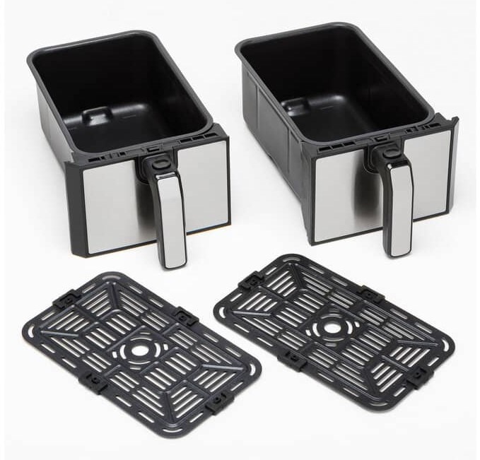 Kenwood HFM20.000MB fryer Double 8 L Stand-alone 1700 W Hot air fryer Black - Image 5