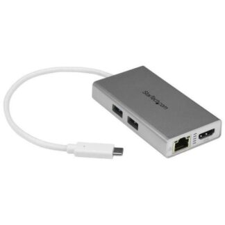 Mini dock USB-C a HDMI 4K con hub USB (DKT30CHPDW)