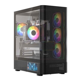 MODECOM Volcano Volcano AQ400 ARGB Midi Black