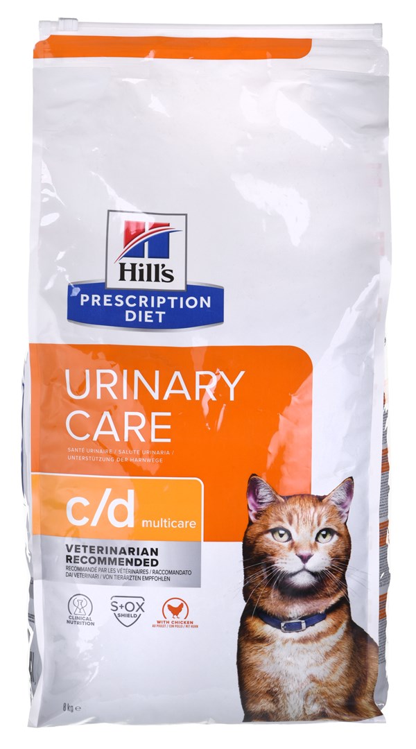 HILL'S PRESCRIPTION DIET Feline c/d Urinary Care Multicare Dry cat food Chicken 8 kg - Image 2