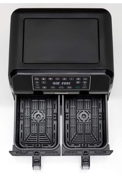 Kenwood HFM20.000MB fryer Double 8 L Stand-alone 1700 W Hot air fryer Black - Image 4