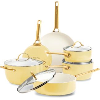 GreenPan Padova Reserve 6 Tlg Topf&Pfannenset Gelb