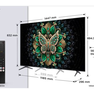 TCL C6K 65C6K TV 165.1 cm (65 ) 4K Ultra HD Smart TV Wi-Fi Metallic