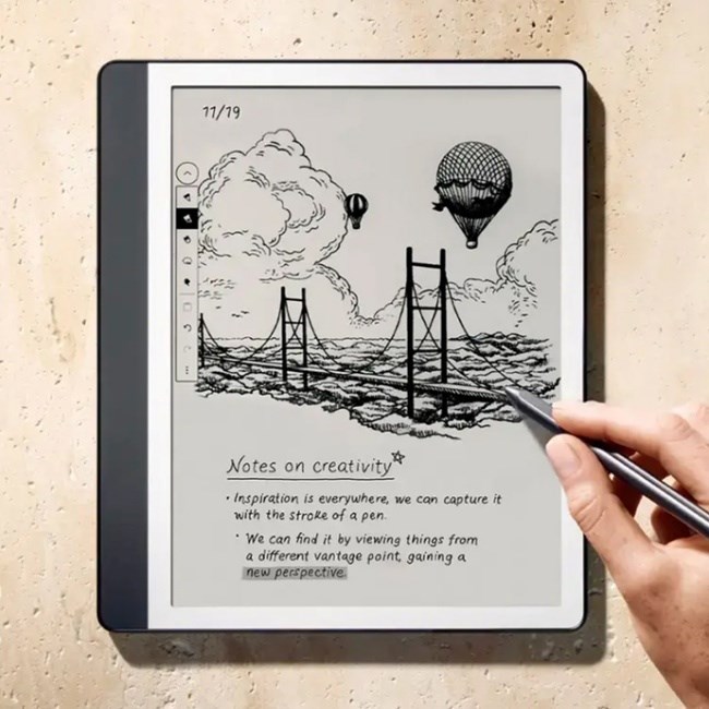 Ebook New Kindle Scribe - 2024 release 10.2â glare-free 16GB Wi-Fi (Without Lockscreen Ads) with Premium Pen Tungsten + Åadowarka 20W USB-C/USB-A EZC105W - Image 2