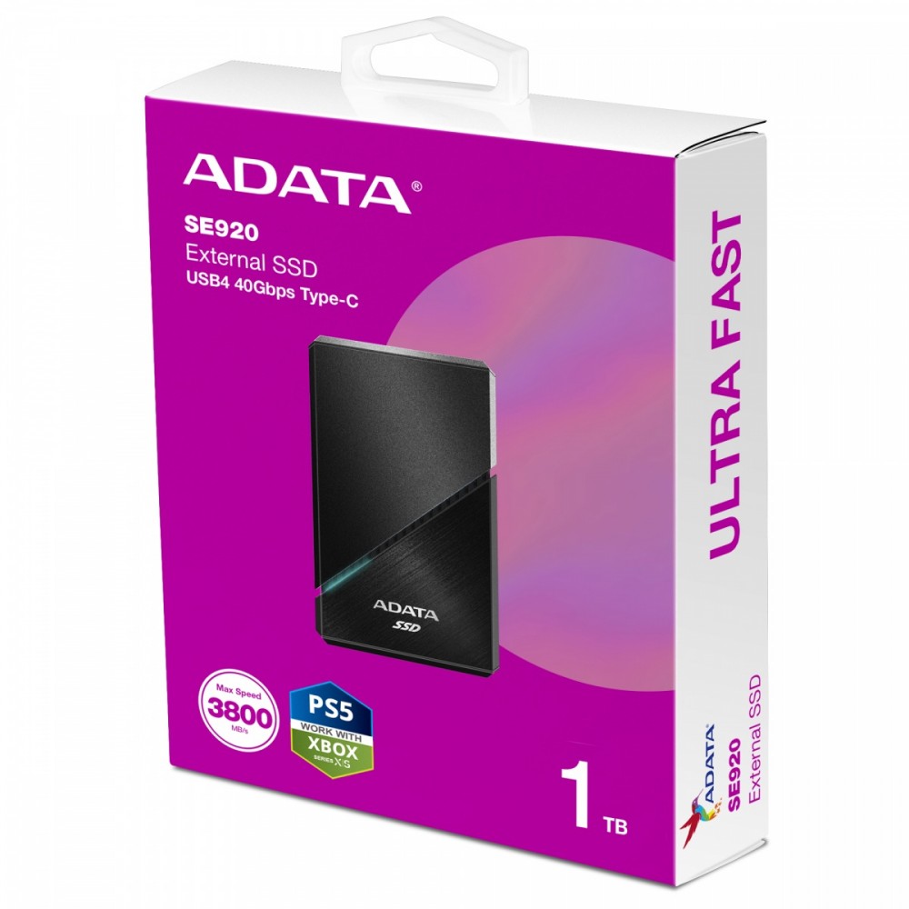 SSD drive External SE920 1TB USB4C 3800/3700 MB/s black - Image 3