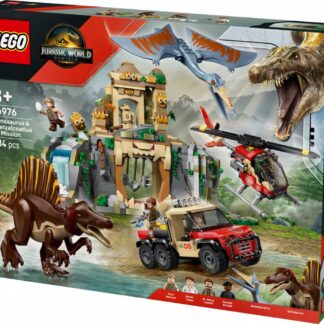 Bricks Jurassic World 76976 Spinosaurus & Quetzalcoatlus Air Mission