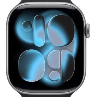 Watch Series 11 GPS+Cellular 46mm Space Grey Aluminium Case with Black Sport Band - M/L