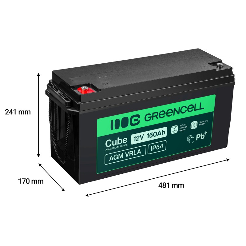 Battery AGM VRLA 12V 150Ah IP54 - Image 3